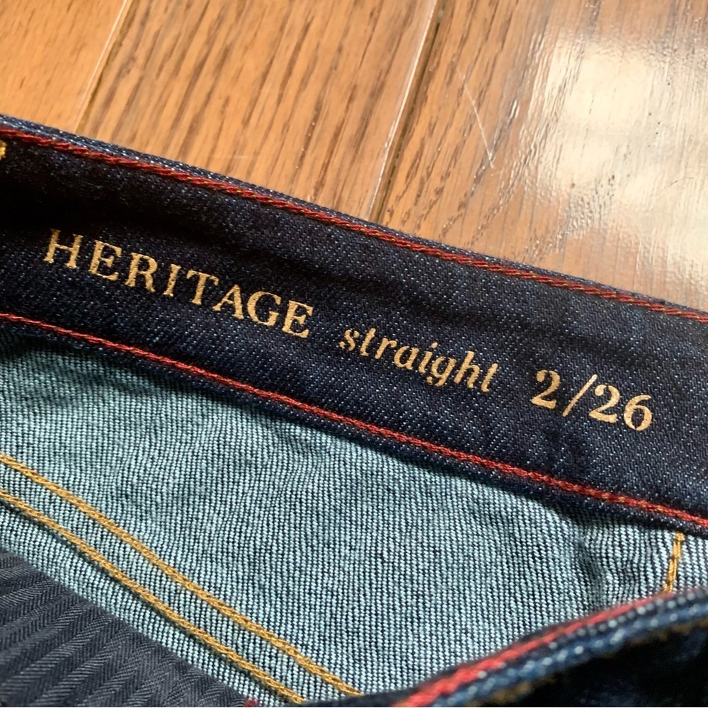 NWT Talbots Jeans Women’s Straight Leg 2 / 26 Blue Denim Mid Rise Dark Wash NEW - Picture 6 of 15
